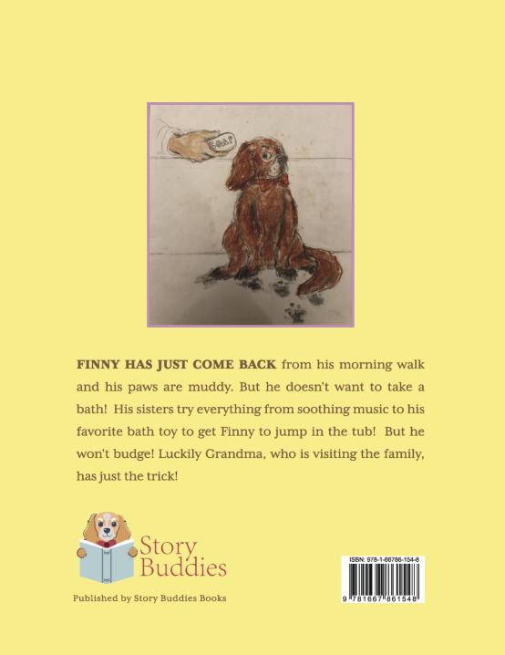 Bathtime for Finny back cover